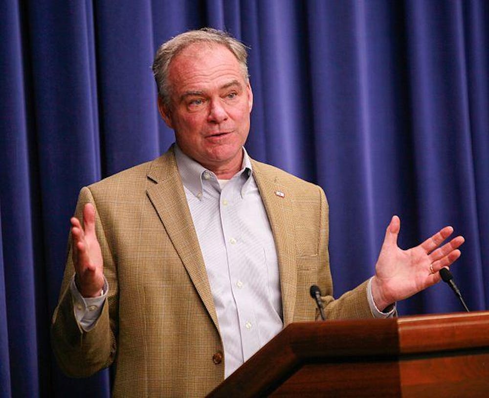 <p>Kaine began by saying that he firmly opposed the circumstances under which President Ryan resigned.</p>