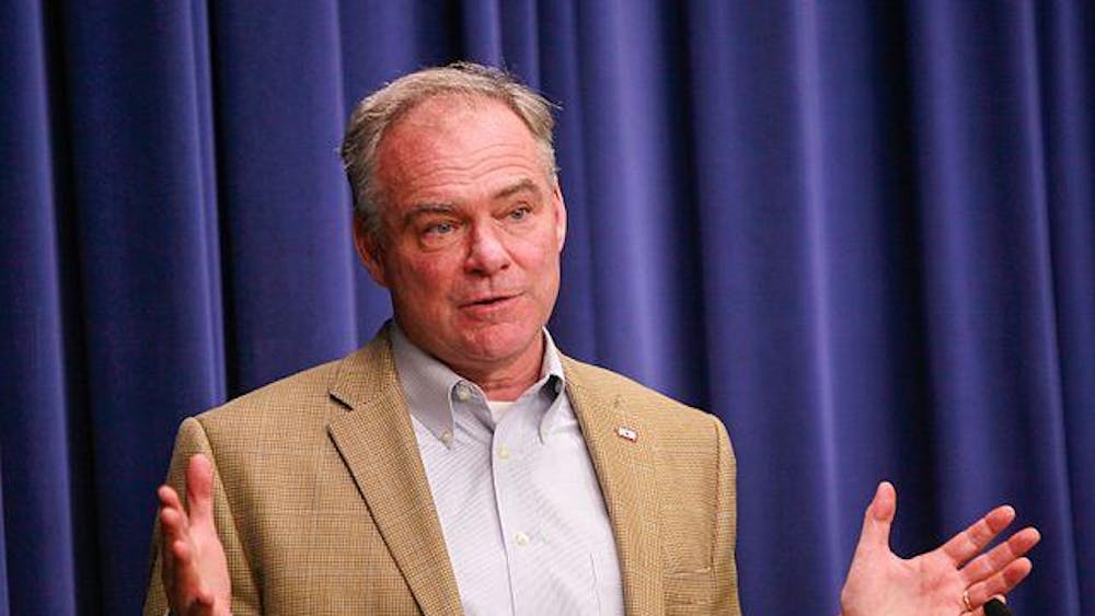 Kaine began by saying that he firmly opposed the circumstances under which President Ryan resigned.