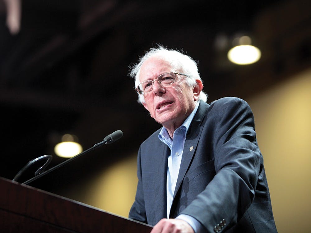 <p>Sanders garnered approximately 64 percent of student support on Grounds in the primary elections.</p>