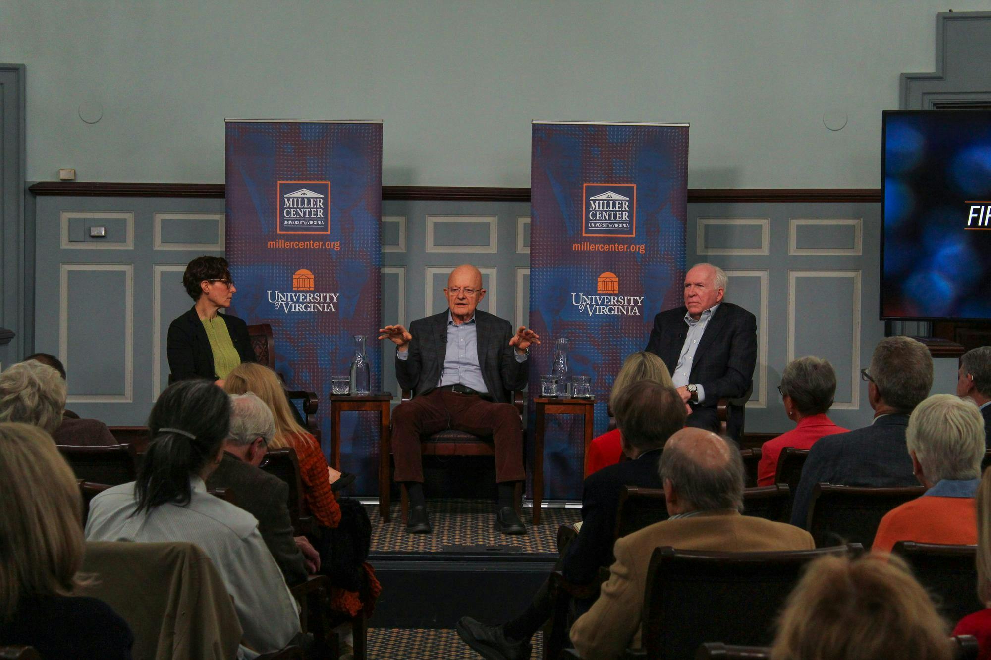Miller Center Panelists spoke on their time working in national security Thursday.