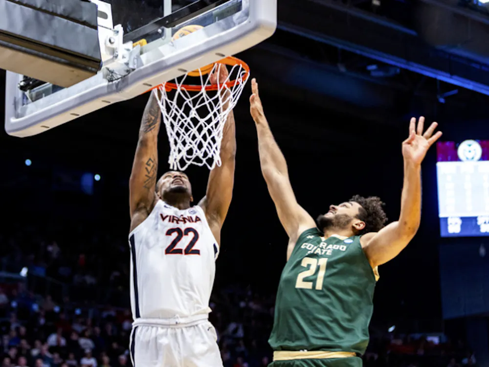 Although desperation had fallen upon the few Cavalier faithful in attendance in Dayton, graduate forward Jordan Minor powered his way into the action.