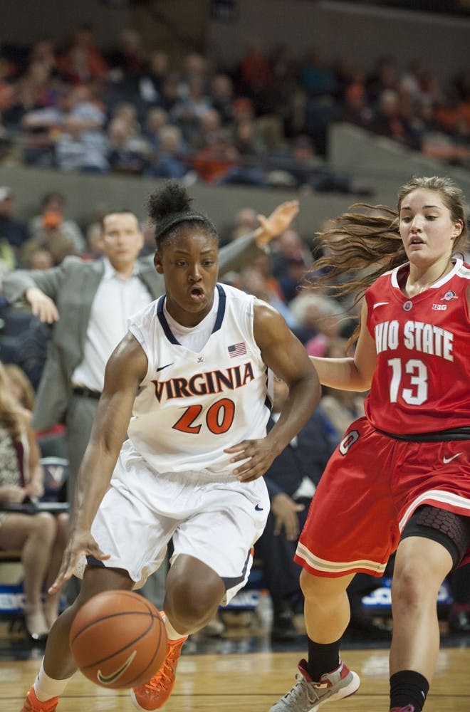 Junior guard Faith Randolph led Virginia with 23 points in the win. 