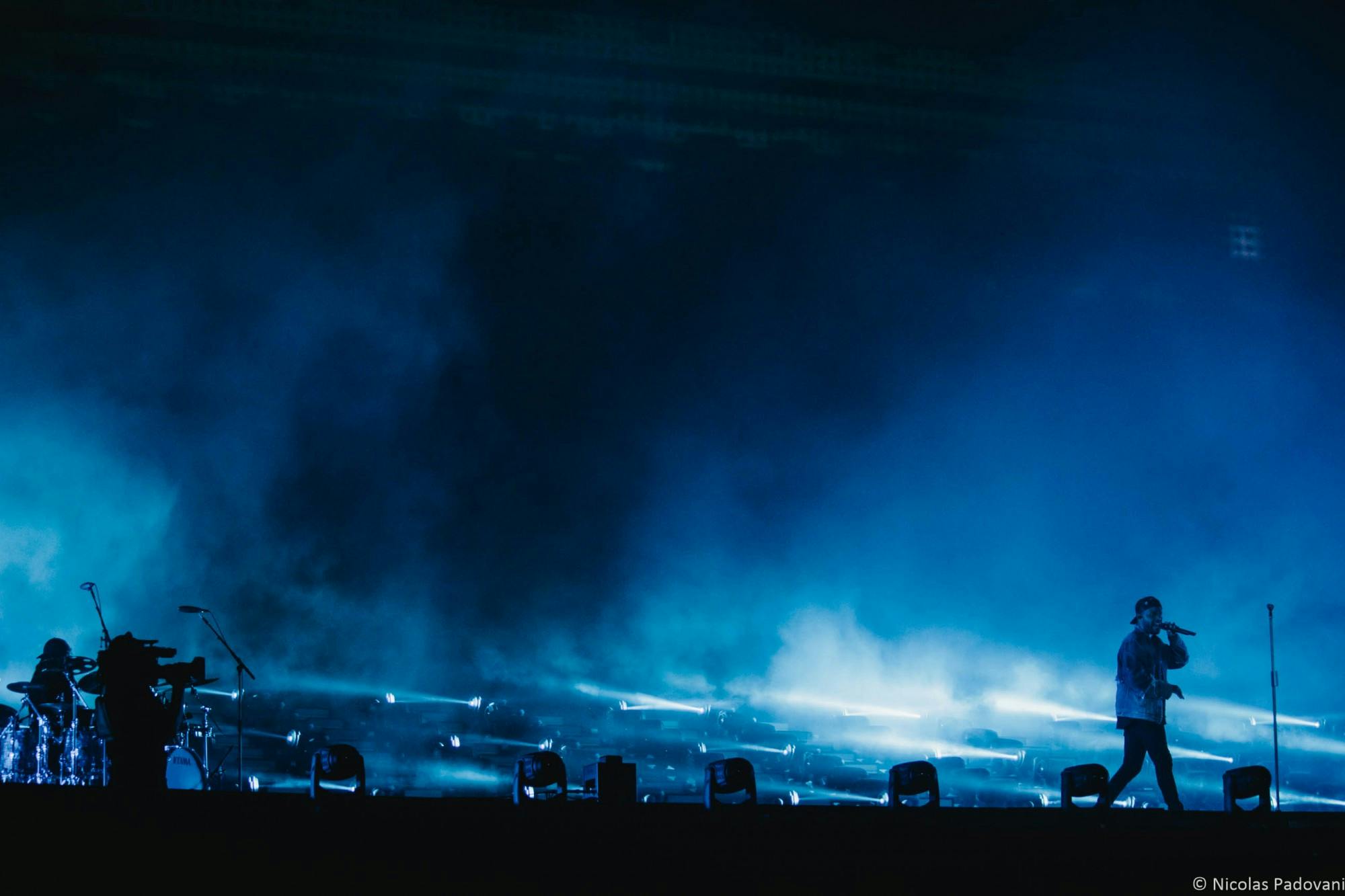 A screenshot of a conversation between Abel Tesfaye, the Weeknd, and La Mar Taylor, his creative director, surfaced with the text “should we drop Friday? I’m indifferent to be honest.”