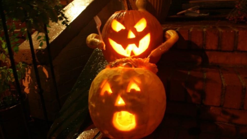	Thomas Hall submitted the third-prize winning pumpkin photo via Twitter.