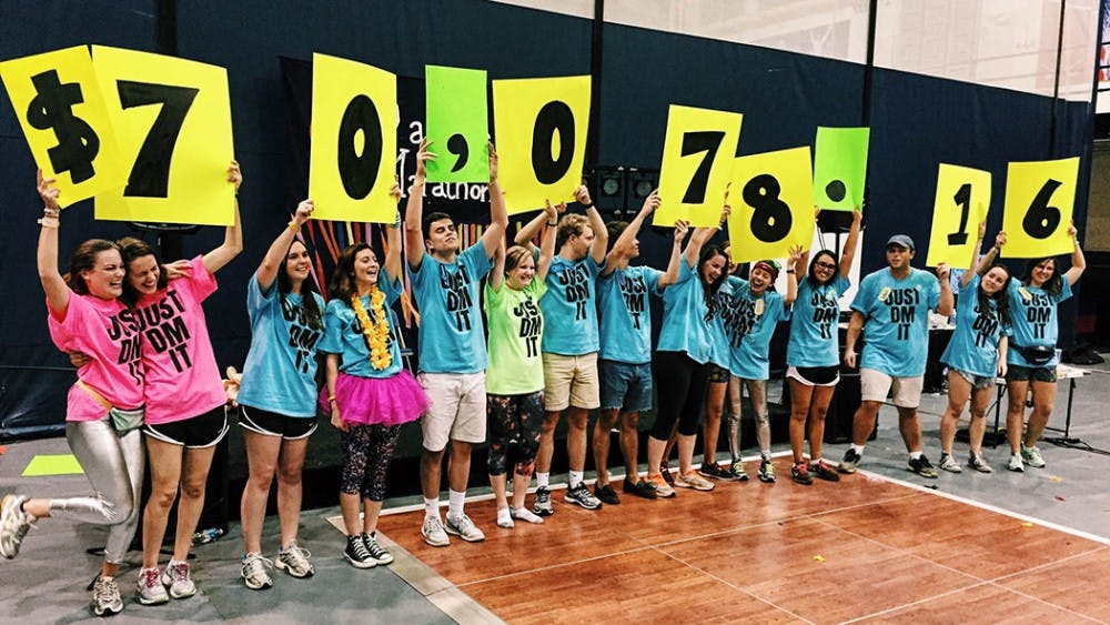 <p>The University Children’s Hospital has been a part of the Children’s Miracle network since the early ‘80s, and the first Dance Marathon at the University was held in 1996.</p>