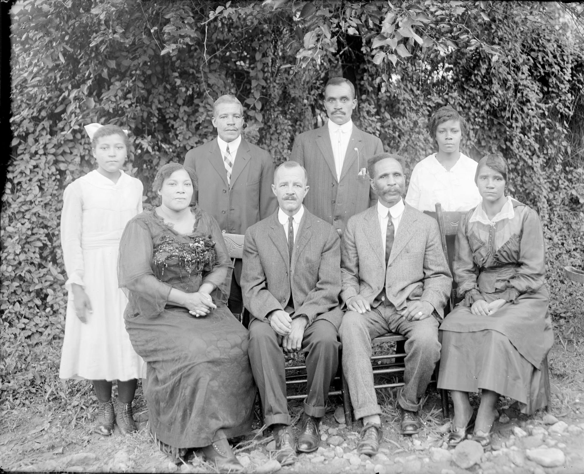 J.P. Hawkins and family