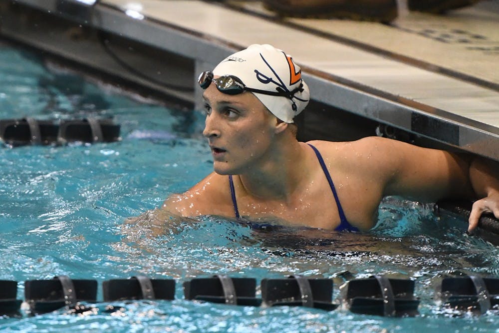Senior Leah Smith hopes to lead the No. 5 women's swimming and diving teams to a strong regular-season finish at NC State.