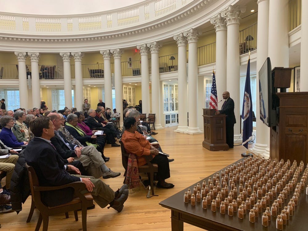 <p>The third annual Liberation and Freedom Day community celebration began with an interfaith service led by chaplains of United Ministries and opening remarks delivered by notable University and Charlottesville community members.&nbsp;</p>