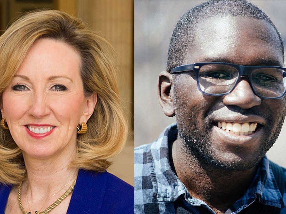 Barbara Comstock (left) is a former Republican politician and Jamelle Bouie (right) is a journalist who now lives in Charlottesville.