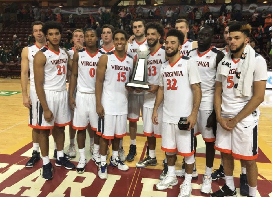 The Virginia men's basketball team won three-straight contests to claim the Charleston Classic championship over the weekend.