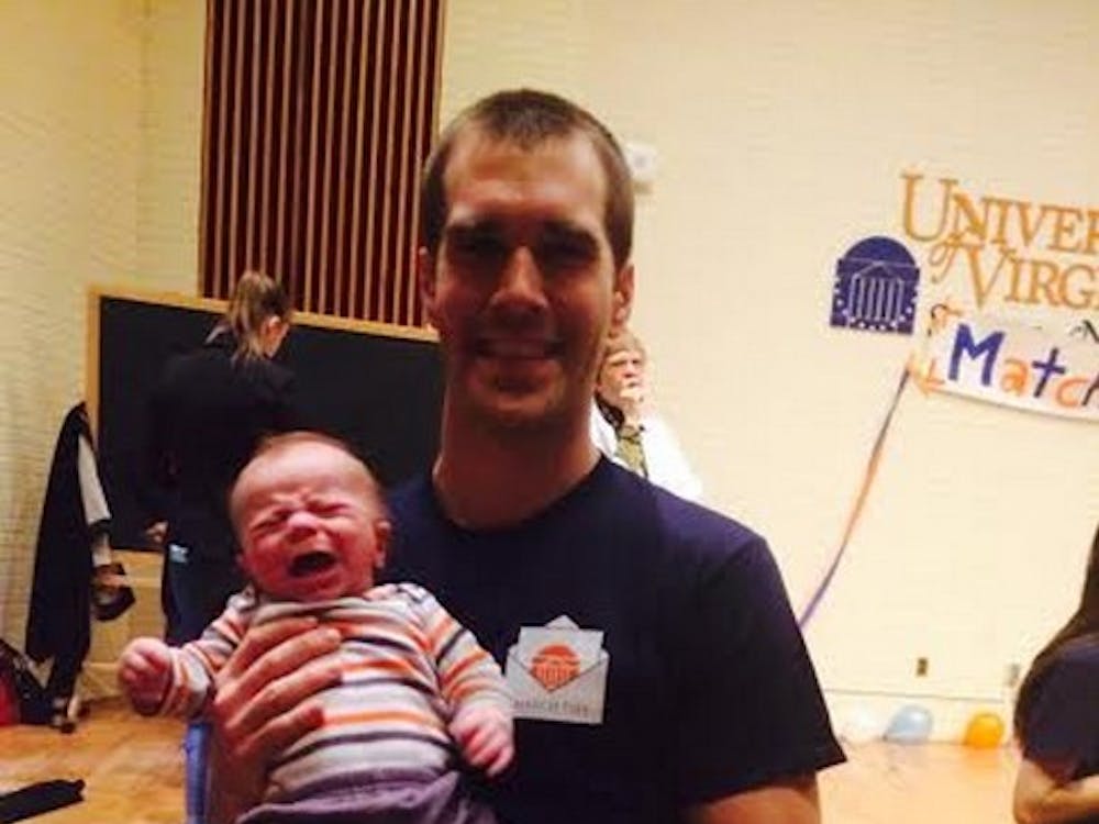 Austin and Noah Drake celebrate Match Day with different levels of enthusiasm.