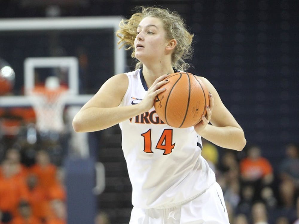 Junior forward Lisa Jablonowski led Virginia in rebounds with seven.