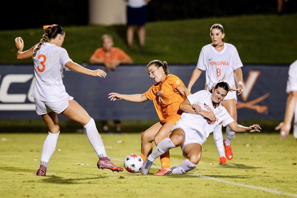 <p>Despite faltering early, No. 12 Virginia ultimately battled No. 10 Tennessee to a draw.</p>