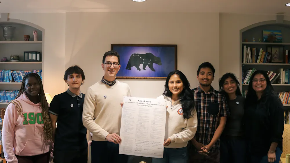 International Residential College Council members with the new Constitution, approved March 22, 2026.