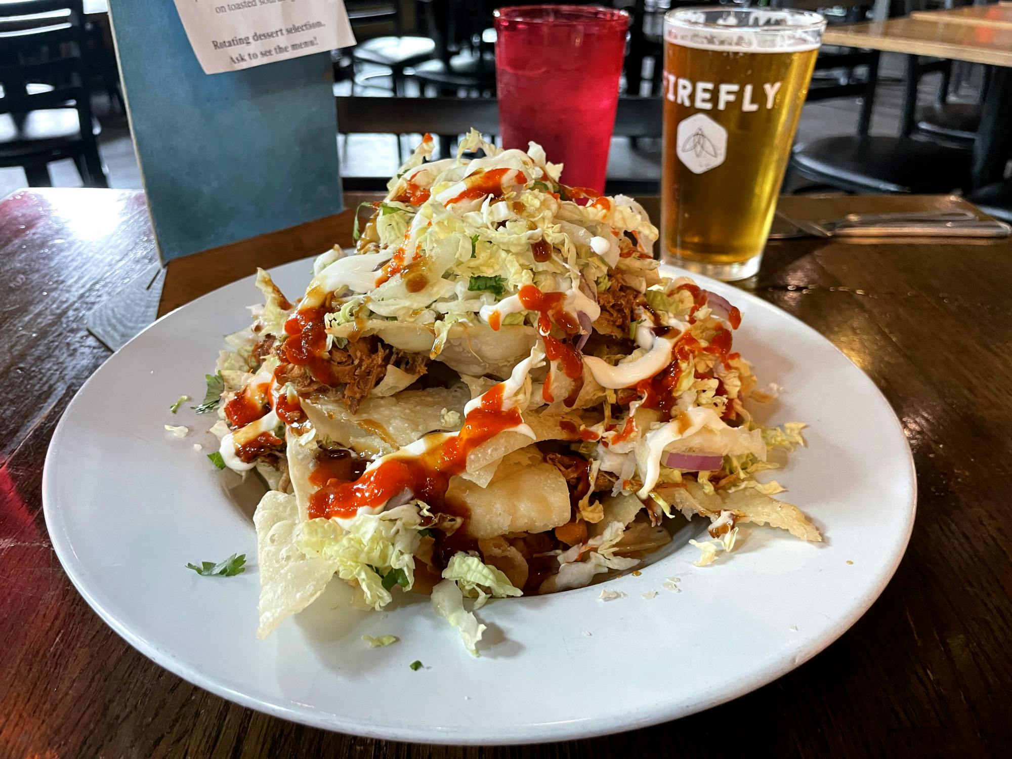 The sandwich had an even spattering of maple honey mustard sauce that added some much appreciated sweetness. 