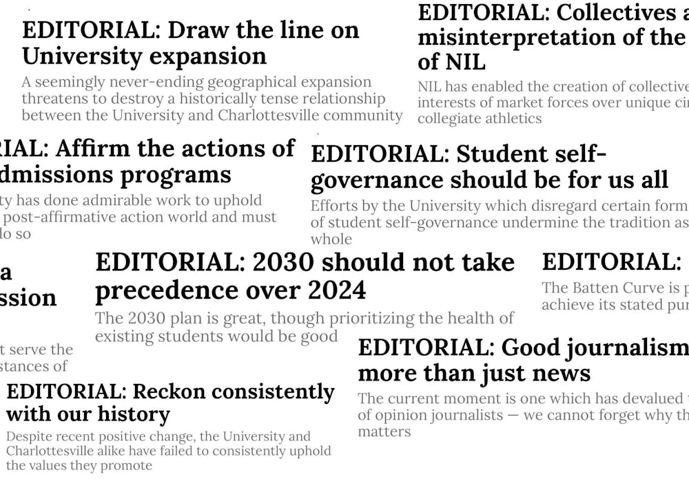 Over the course of the 135th term of The Cavalier Daily, we have written 28 editorials.