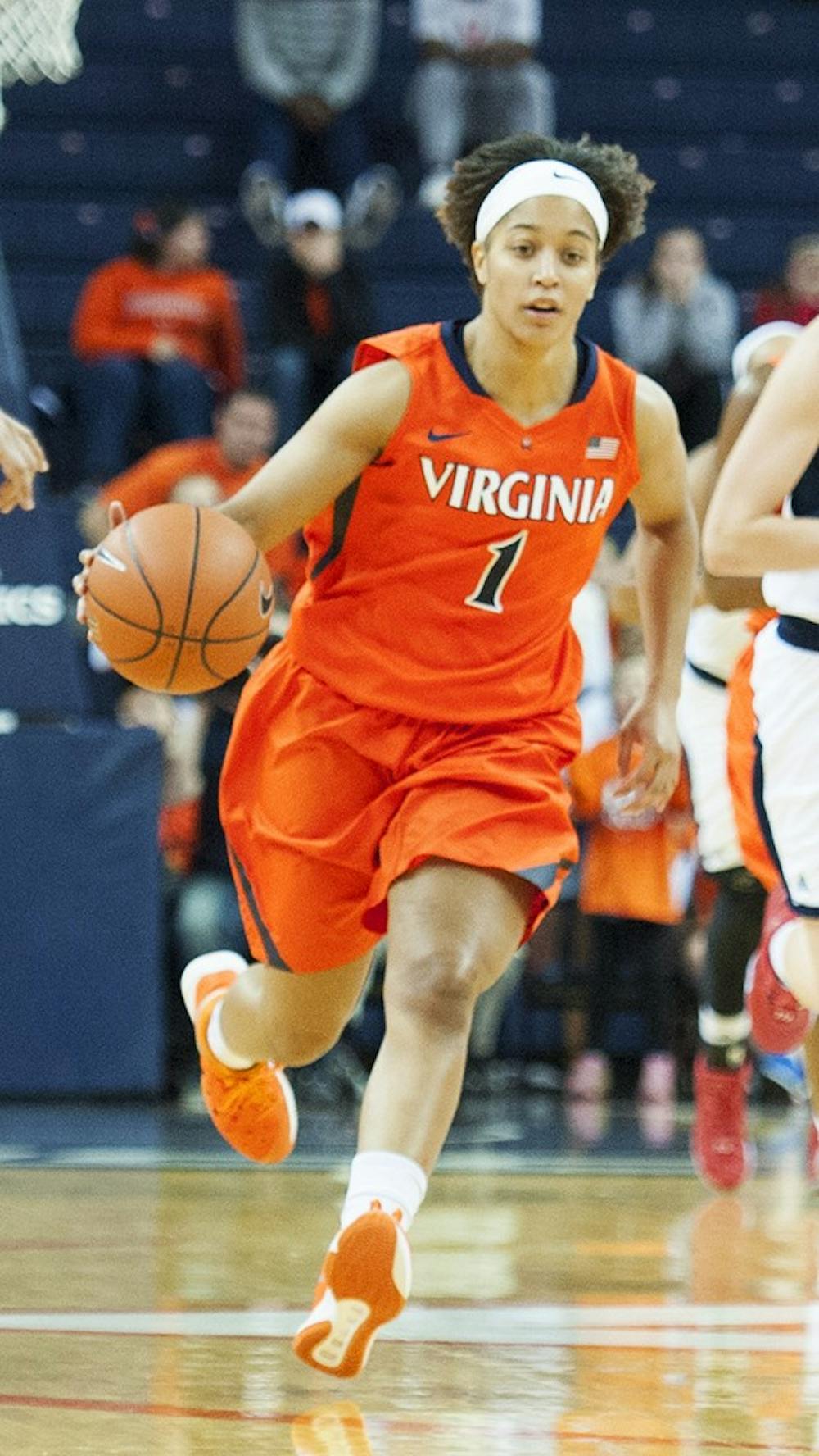 <p>Sophomore floor general Mikayla Venson averages 15.1 points per game to lead Virginia but scored only eight on 14 shots in the loss to Virginia Tech.&nbsp;</p>