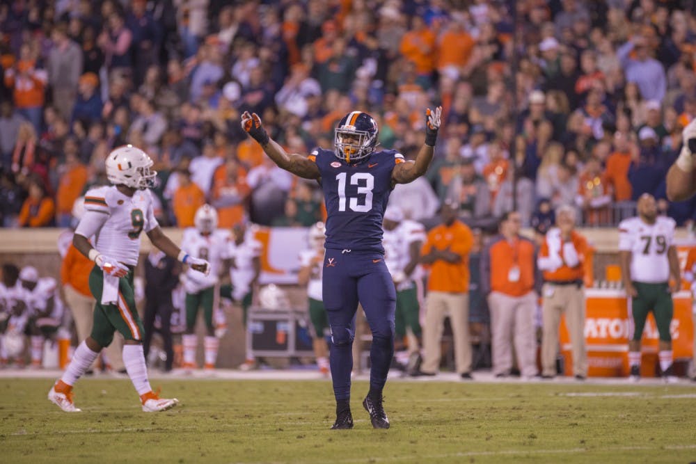 Senior linebacker Chris Peace has keyed Virginia's pass rush this season.