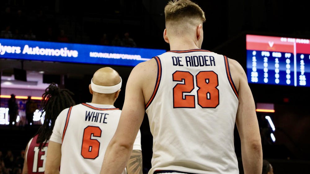 Thijs De Ridder once again led Virginia in scoring, dropping 20 points on 3-4 three-point shooting.