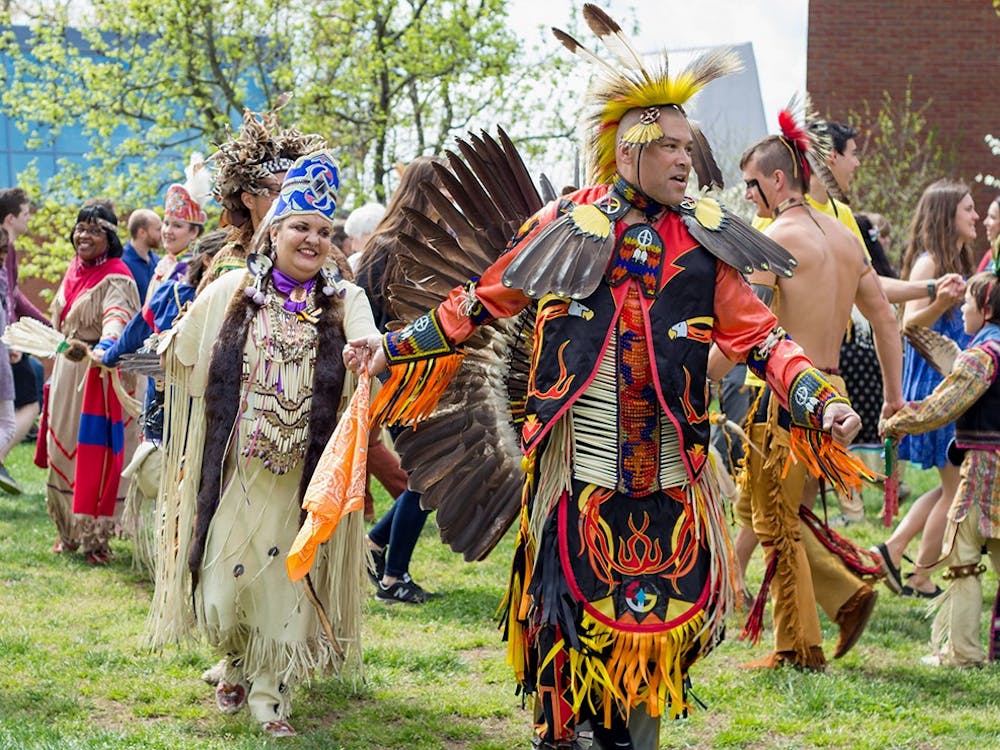 The Powwow was centered on the dance circle, which featured dancers from across Virginia, and the Yapatoko and Zotigh drum groups, who played traditional Native American music.