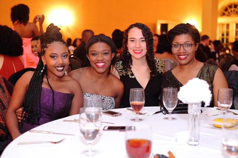 Students mingle at the second consecutive Black Ball, benefitting the Black Ball scholarship fund.&nbsp;