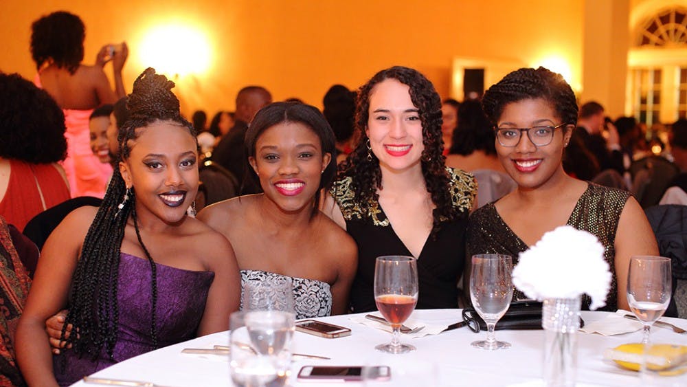 Students mingle at the second consecutive Black Ball, benefitting the Black Ball scholarship fund.&nbsp;