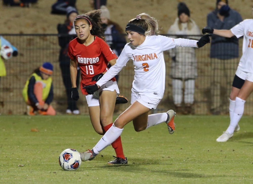 <p>Junior midfielder Sydney Zandi scored her fifth goal of the season in the 23rd minute to put Virginia on the board first.&nbsp;</p>