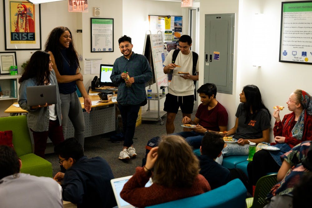 <p>The discussion was organized by the Minority Students Coalition and Student Hip-Hop Organization and led by second-year College student Alisha Kohli and third-year College student Camille Horton.&nbsp;</p>
