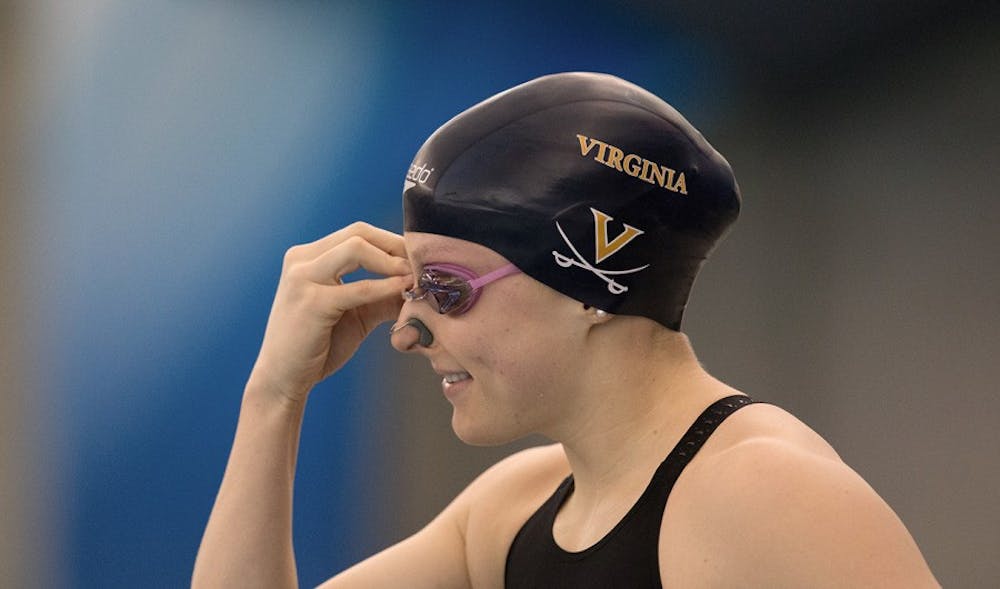 <p>Senior Caitlin Cooper won the 50-yard freestyle and was on the winning 400-yard freestyle relay team to help Virginia win the ACC Championships.</p>