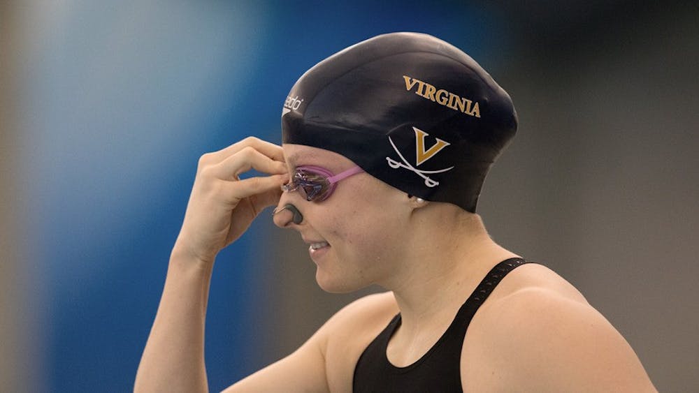 Senior Caitlin Cooper won the 50-yard freestyle and was on the winning 400-yard freestyle relay team to help Virginia win the ACC Championships.