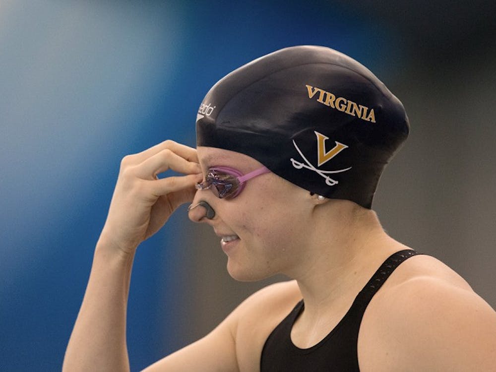 Senior Caitlin Cooper won the 50-yard freestyle and was on the winning 400-yard freestyle relay team to help Virginia win the ACC Championships.