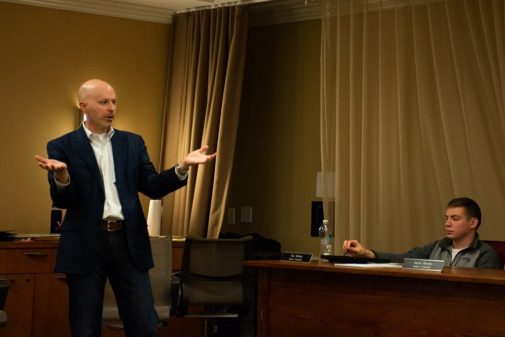 Pattie highlighted UJC's commitment to student self-governance and the ability of its members to touch on difficult, sometimes controversial topics.&nbsp;