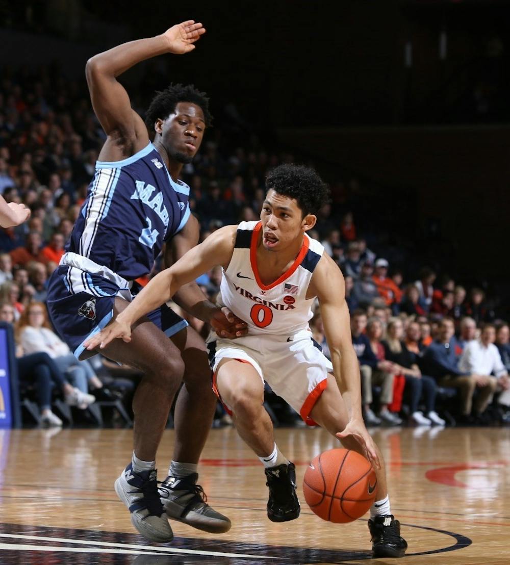 <p>Sophomore guard Kihei Clark matched a career-high with three three-pointers and also had five assists against Maine.</p>