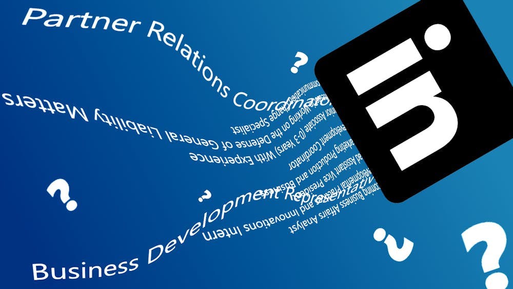 但是，如果你仔细观察，你会发现很多职位的头衔都是千篇一律。经理、分析师、高级经理，或顾问都是人们的最爱。