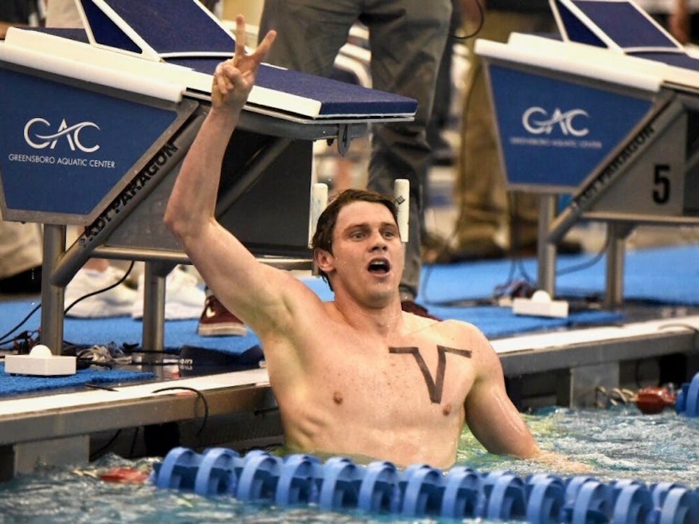 Senior Brendan Casey led the Cavaliers to third place in the ACC Championships.