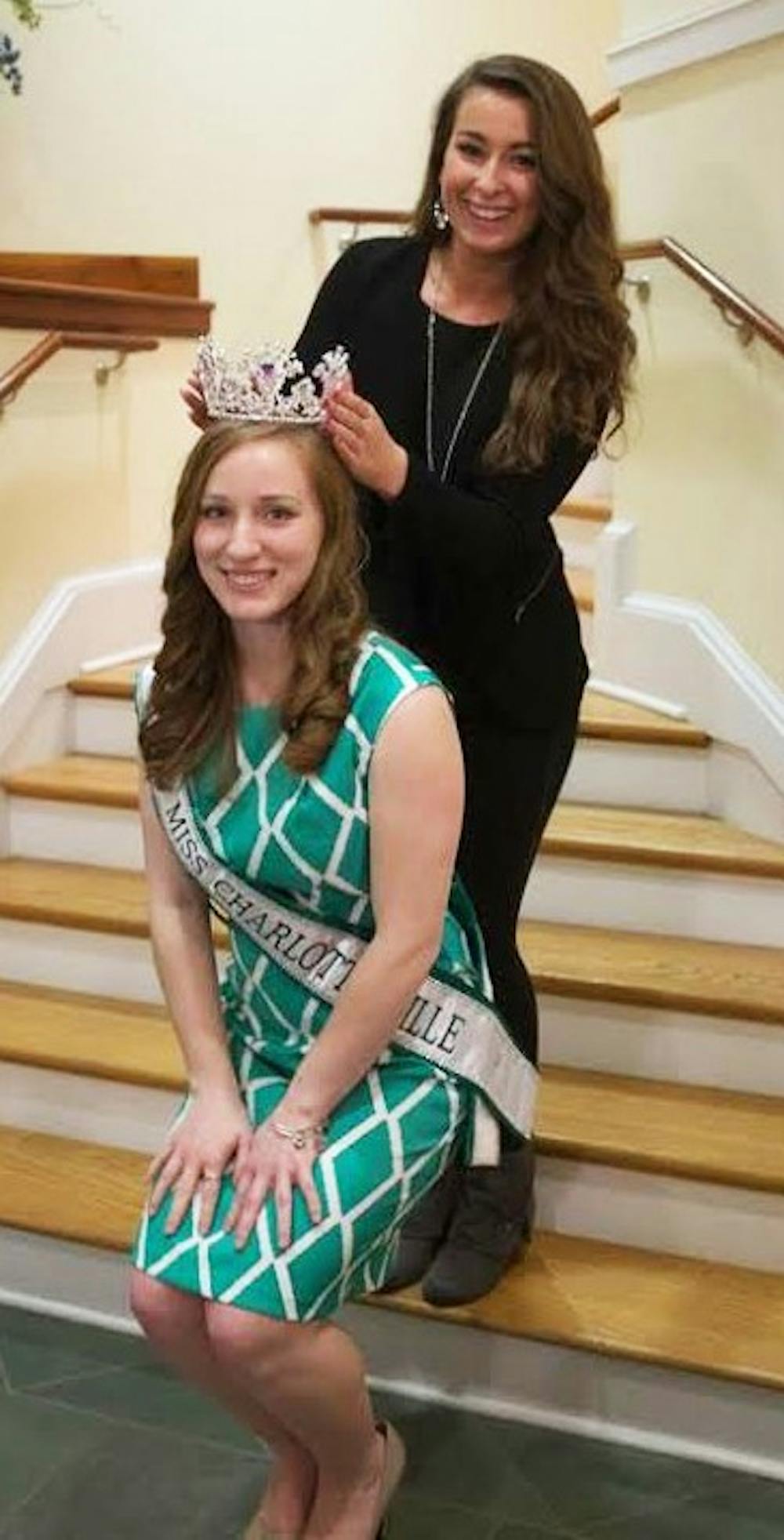 <p>Second-year College student Lauren&nbsp;Birkett was crowed Miss Charlottesville 2016&nbsp;by former Miss Charlottesville, Cassie Richards.&nbsp;</p>