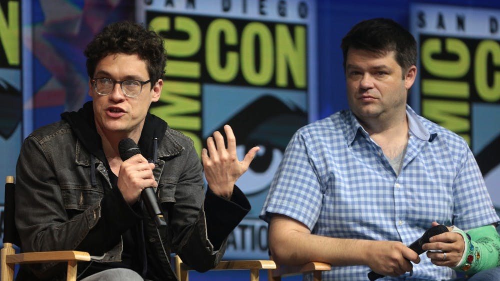 Writers Phil Lord and Chris Miller speak about "The Lego Movie 2: The Second Part" at the 2018 San Diego Comic Con.
