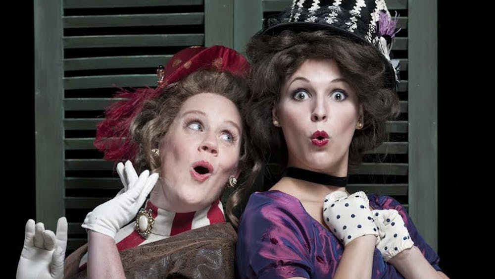 A Flea in Her EarFebruary 2014This photograph is licensed to the U.Va. Department of Drama for its marketing and advertising purposes. Third party use without consent of the photographer is prohibited.