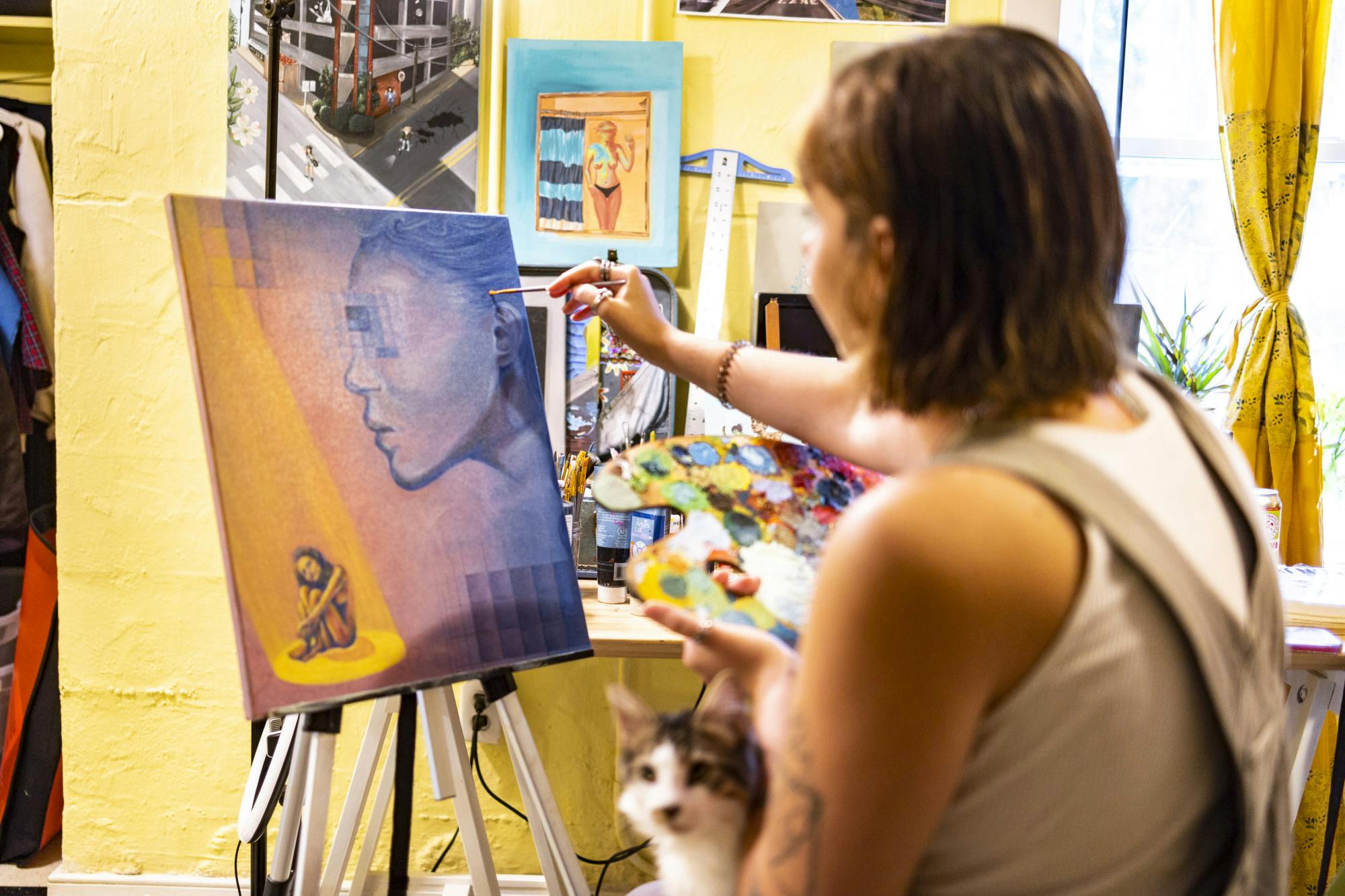 To Johansen, graphic design is a chance to quietly share her art with the world. 