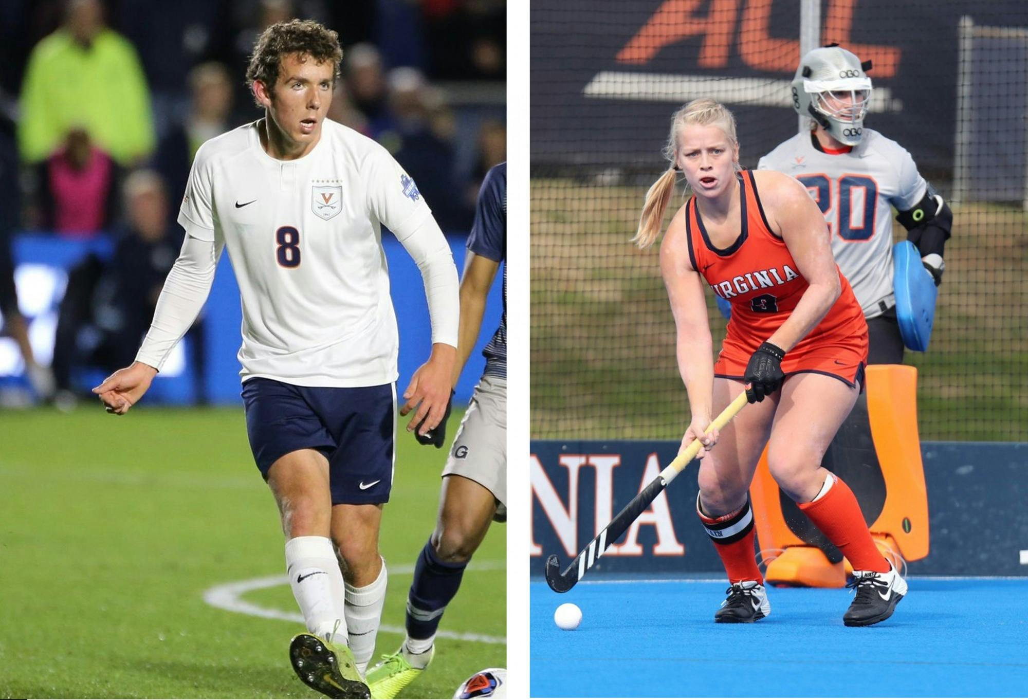 Men’s soccer’s Joe Bell and field hockey‘s Rachel Robinson were both named Scholar-Athlete of the Year for their respective sports.