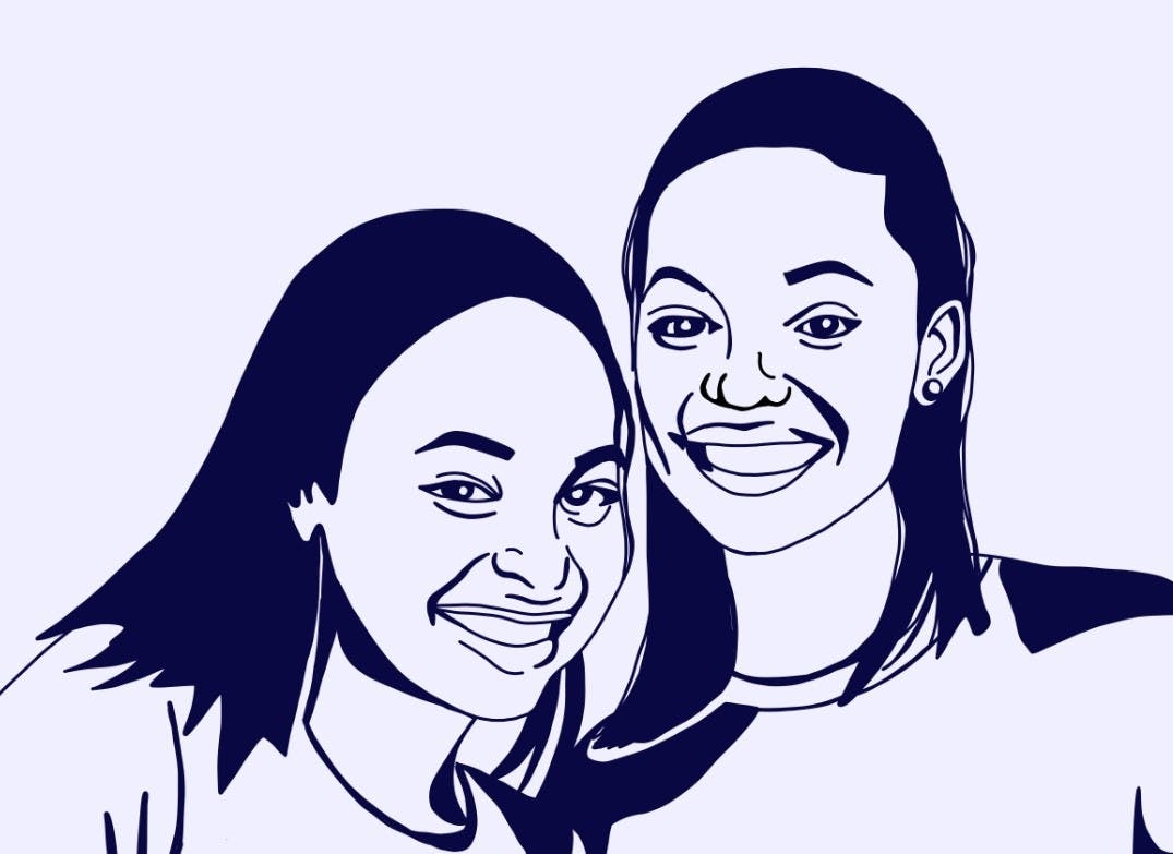 The Barnett twins (Myla, left, and Hailey, right) along with their father, former NFL wide receiver Fred Barnett, have made videos on the @athletes4blm account discussing their experiences with racial and social injustice.&nbsp;