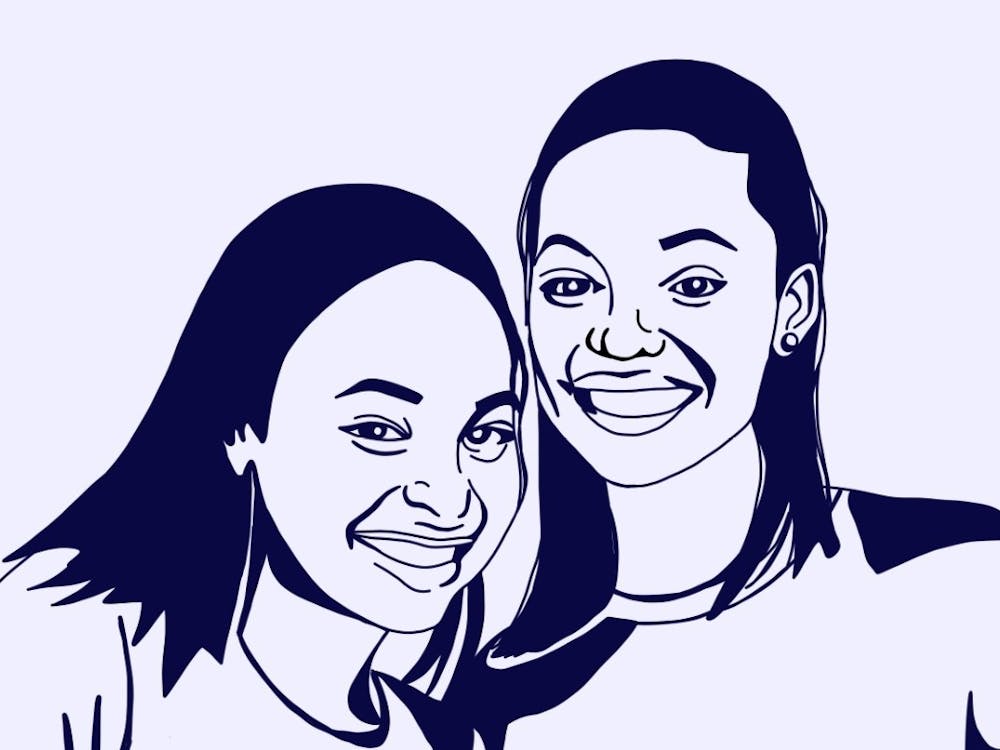 The Barnett twins (Myla, left, and Hailey, right) along with their father, former NFL wide receiver Fred Barnett, have made videos on the @athletes4blm account discussing their experiences with racial and social injustice. 