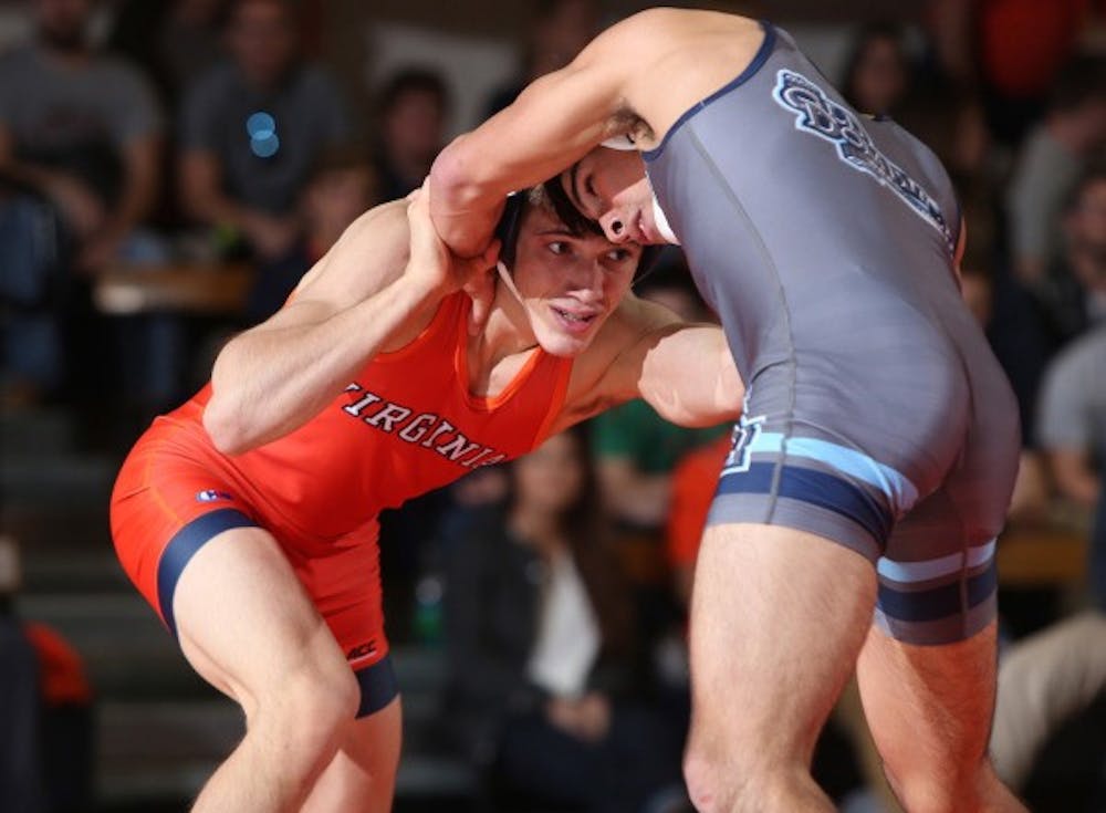 <p>Senior George DiCamillo won both of his bouts this weekend against No. 11 Michigan and No. 17 Central Michigan.</p>