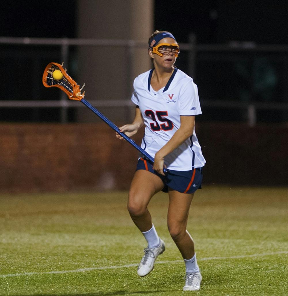 <p>Junior attacker Kelly Boyd scored three goals to lead the Cavaliers. </p>