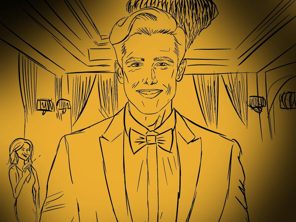 The party officially arrived. We were supposed to be there at 8, but we had to fight off my fans on the way.