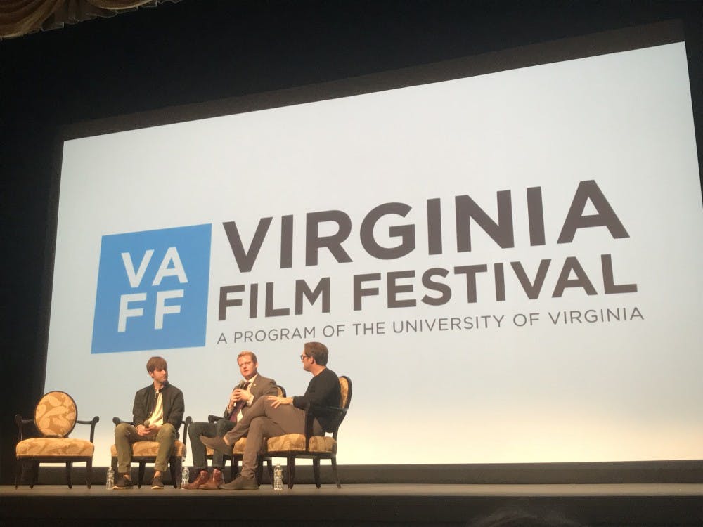 Virginia State Del. Chris Hurst addressed the audience at the Virginia Film Festival's screening of the documentary 'Virginia 12th' on Hursts' successful 2017 campaign for the House of Delegates.