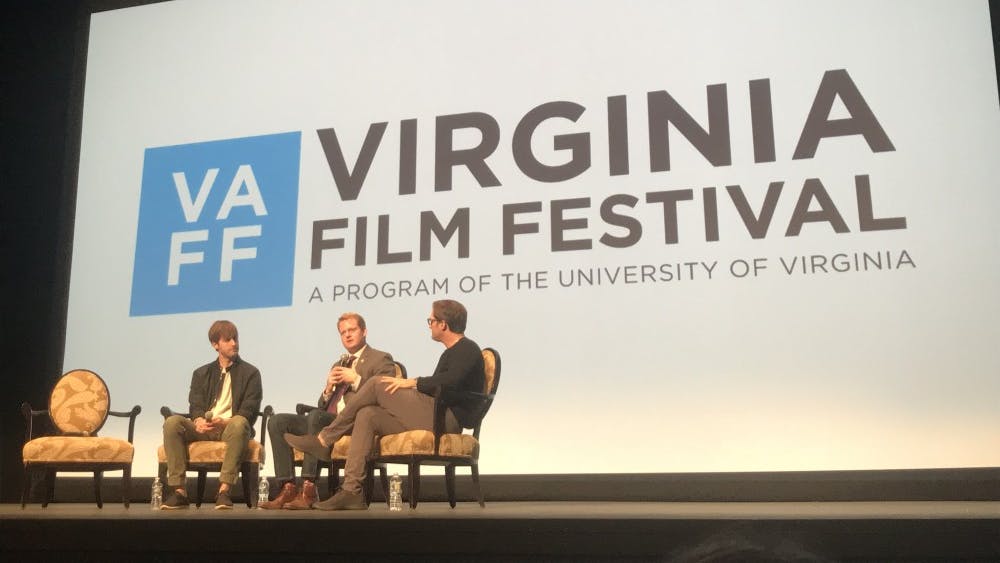 Virginia State Del. Chris Hurst addressed the audience at the Virginia Film Festival's screening of the documentary 'Virginia 12th' on Hursts' successful 2017 campaign for the House of Delegates.