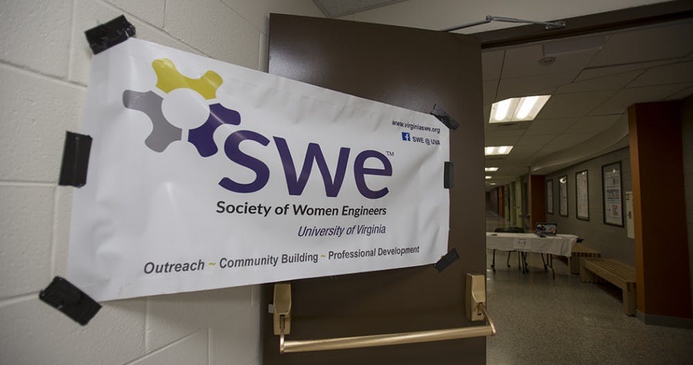 The Society for Women Engineers at the University hosted middle school girls from around Virginia to promote science with hands on activities.