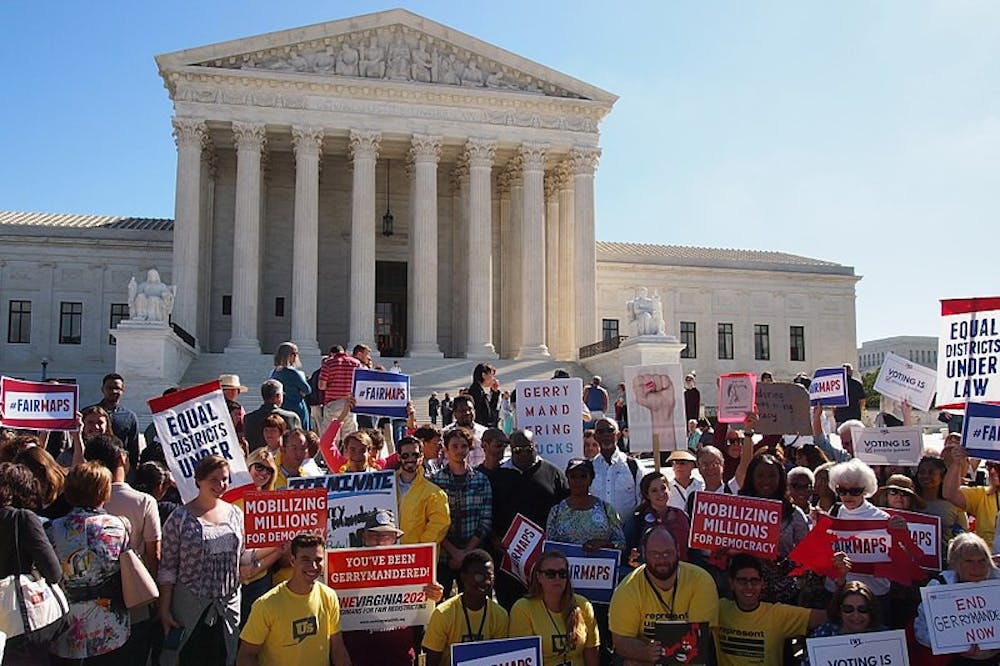 <p>At the national level this issue has gained some traction, with the Supreme Court likely to rule on the gerrymandering cases from Maryland and Wisconsin soon.&nbsp;</p>