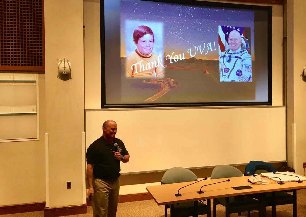 Much of the talk focused on the physiological changes a person experiences when in space.